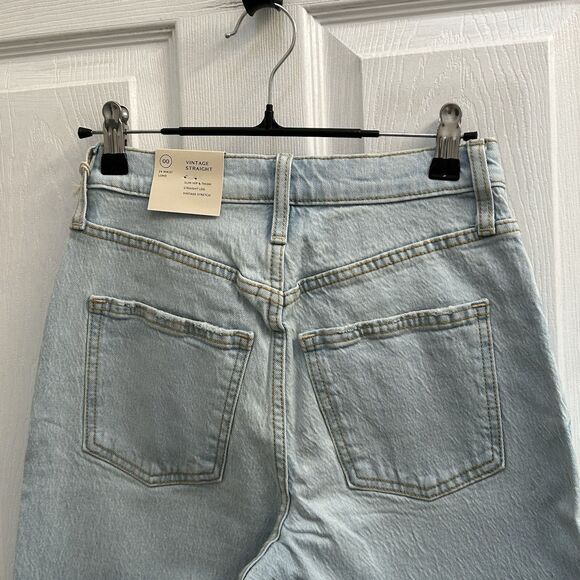 NWT Universal Thread Jeans 00L Rigid Denim High Rise Light Wash Button Fly - Picture 6 of 16